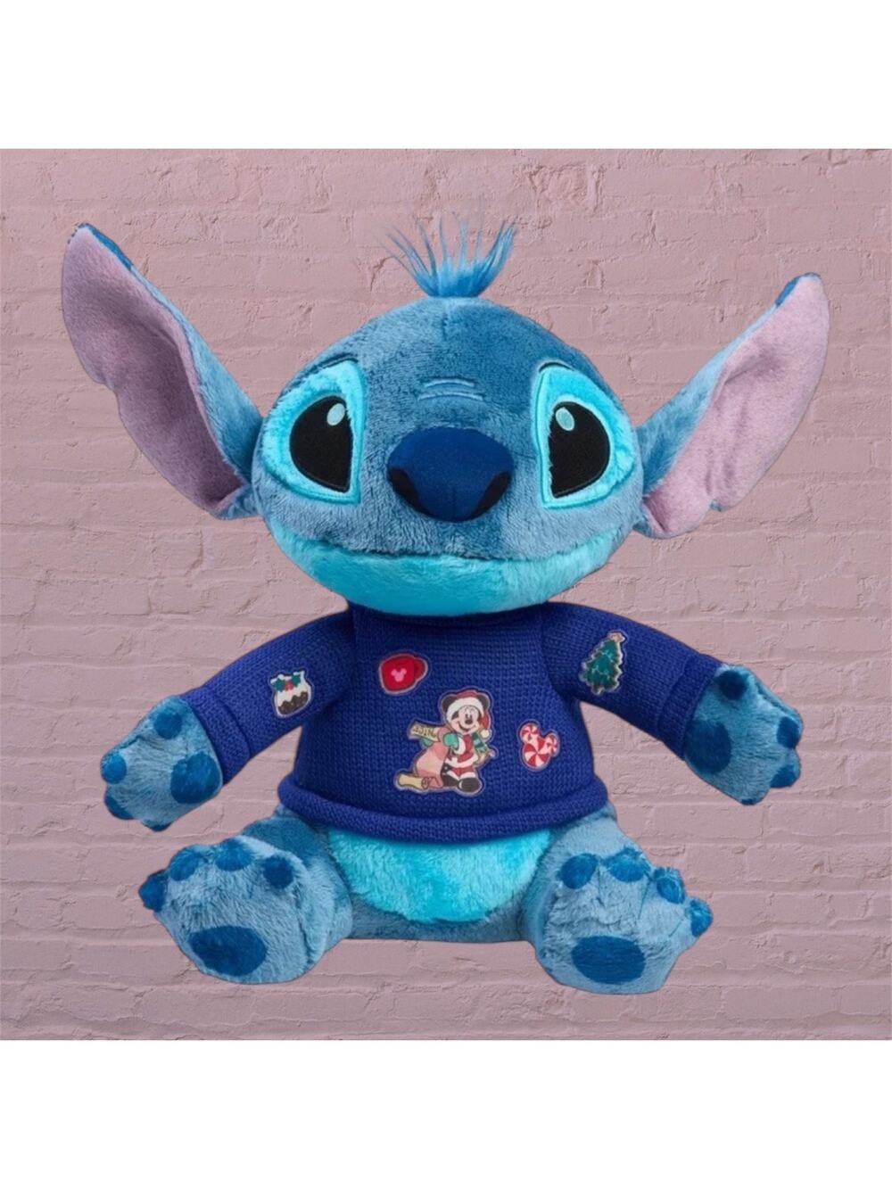 Disney Lilo & Stitch Plush Mickey Mouse Sweater 12" Unleash The Holidays Gift